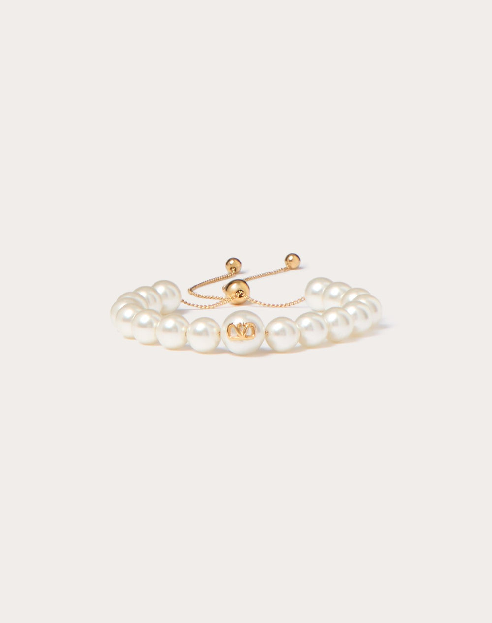 Bracciale Vlogo Signature In Metallo E Perle In Resina