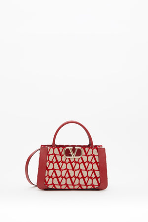 Borsa Piccola A Mano Vlogo Signature Toile Iconographe