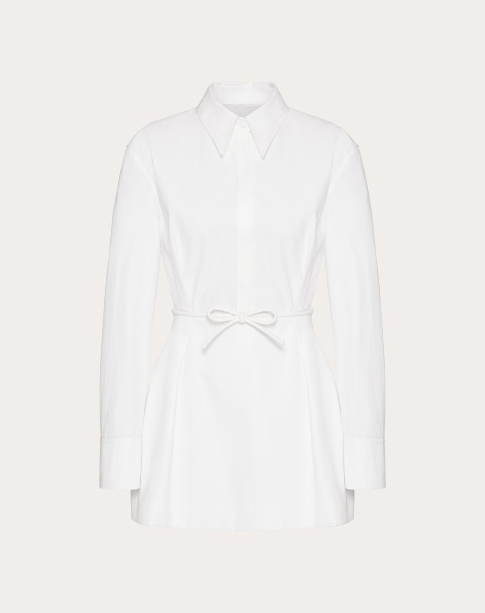 Abito Corto In Compact Popeline 