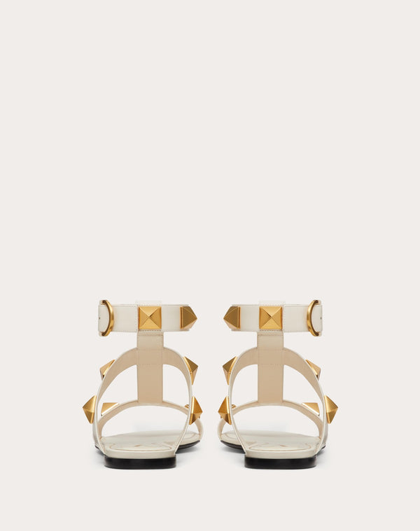 Sandalo Basso Roman Stud In Vitello