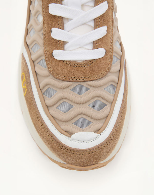SNEAKER READY GO RUNNER IN TESSUTO E PELLE