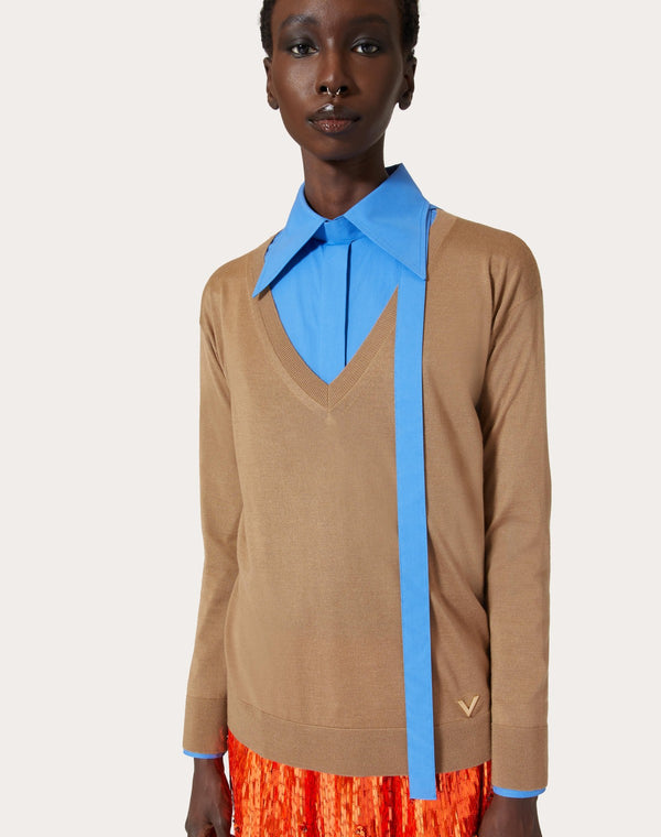 Maglia In Cashmere Seta 