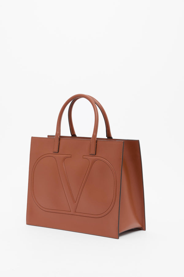 BORSA SHOPPING VLOGO WALK IN VITELLO