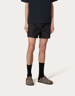 Costume Da Bagno In Nylon Con Motivo Toile Iconographe