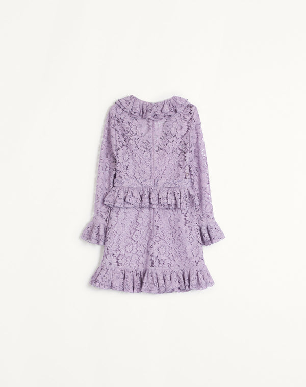 Abito Corto In Heavy Lace