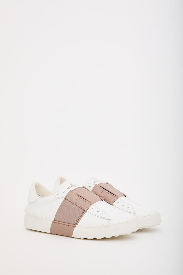 SNEAKER OPEN TIE-UP IN NAPPA