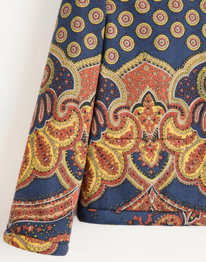 Giacca In Gabardine Paisley Medaglioni Voyage Imaginaire 