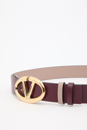 Cintura Reversibile Vlogo The Bold Edition In Vitello 30 Mm