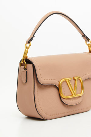 Borsa A Spalla Valentino Garavani Alltime In Vitello Granato