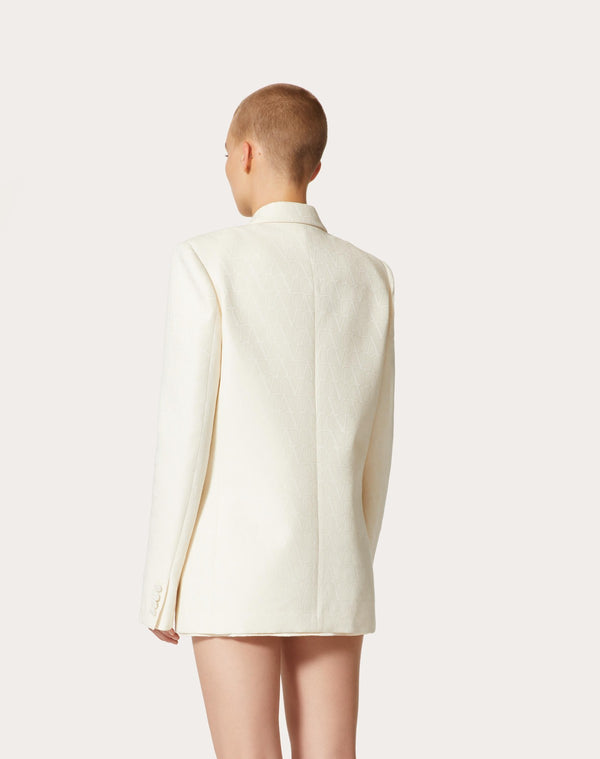 Blazer In Crepe Couture Toile Iconographe 