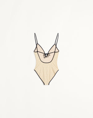 Costume Da Bagno In Lycra Jacquard Toute La V 