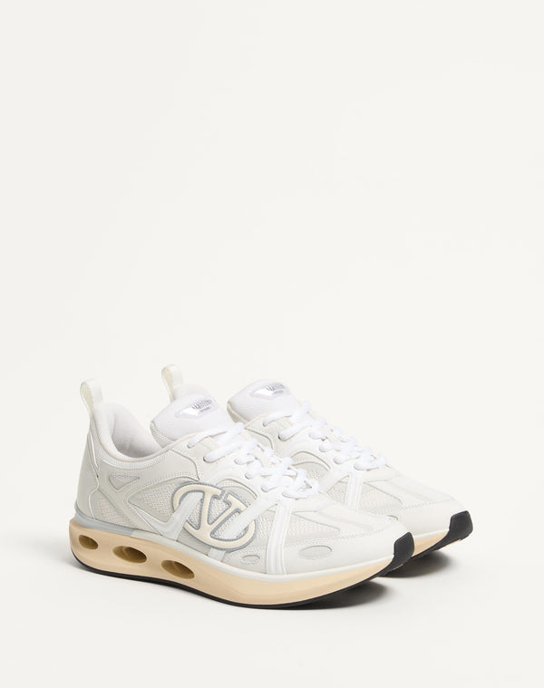 Sneaker Low Top Vlogo Easyjog In Vitello E Tessuto
