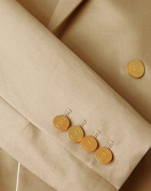 Giacca Doppiopetto In Cotone