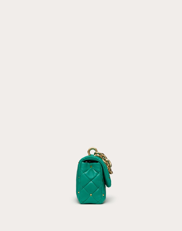 Borsa Valentino Garavani Rockstud Spike In Nappa Patchwork 