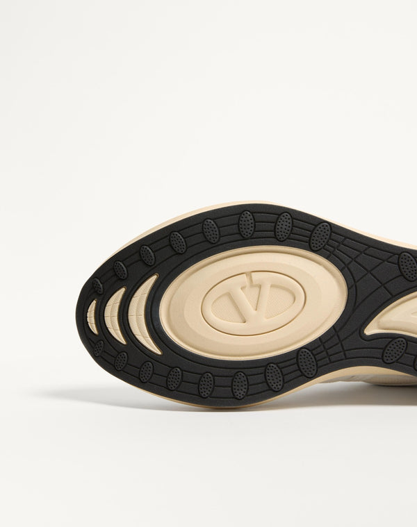 Sneaker Low Top Vlogo Easyjog In Vitello E Tessuto