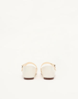 Ballerina Mary-Jane Vlogo Locker In Vitello