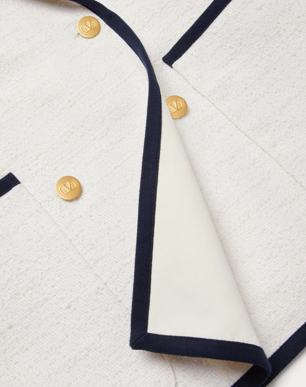 Blazer In Crisp Tweed 