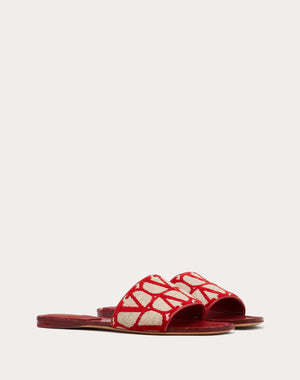 Sandalo Slide In Toile Iconographe 