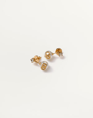 Orecchini Vlogo Signature In Metallo, Cristalli Swarovski® E Perle In Resina