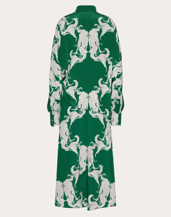 Abito In Crepe De Chine Metamorphos Siren Small 