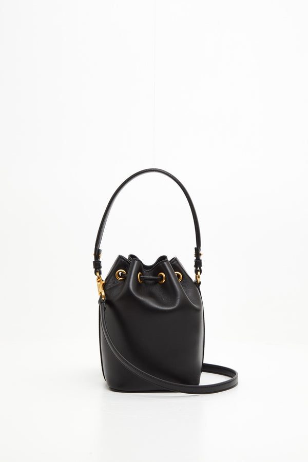 Mini Borsa A Secchiello Vlogo Signature In Nappa