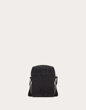 Borsa A Tracolla Piccola Black Iconographe In Nylon