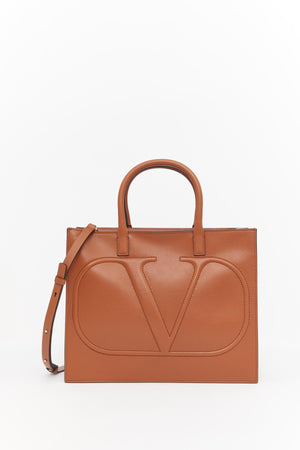 BORSA SHOPPING VLOGO WALK IN VITELLO