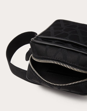 Borsa A Tracolla Piccola Black Iconographe In Nylon