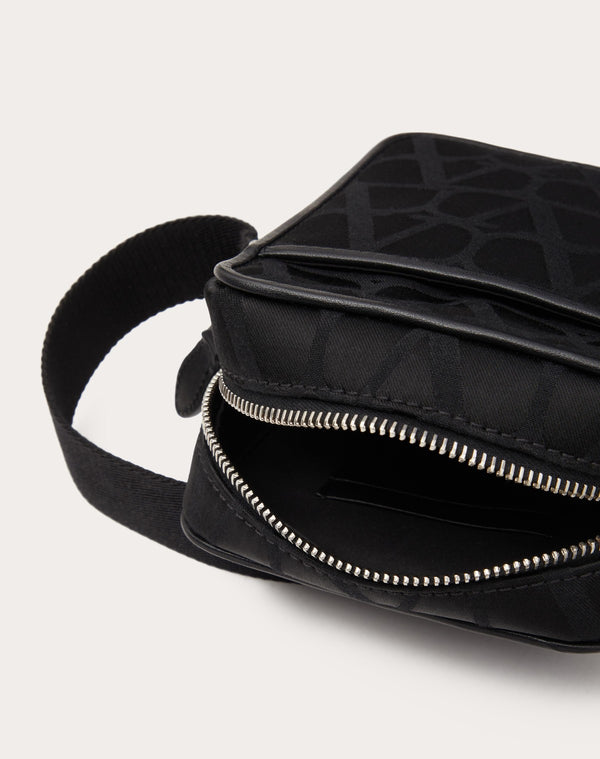 Borsa A Tracolla Piccola Black Iconographe In Nylon