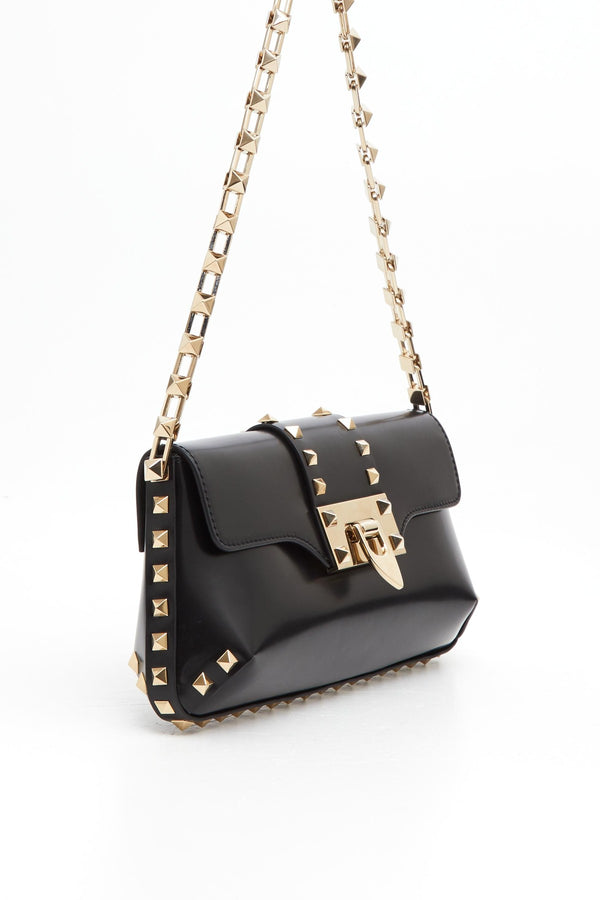 BORSA A SPALLA ROCKSTUD IN VITELLO