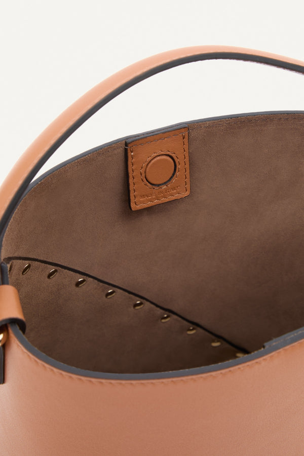 BORSA A SECCHIELLO VALENTINO GARAVANI ROCKSTUD WISPY IN VITELLO