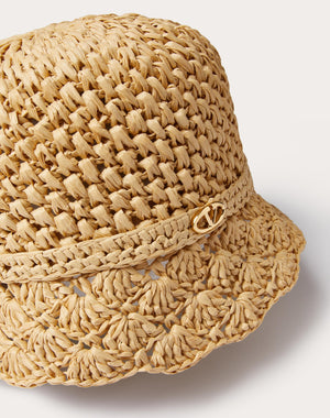 Cappello Bucket Valentino Resort In Crochet Con Dettaglio In Metallo 