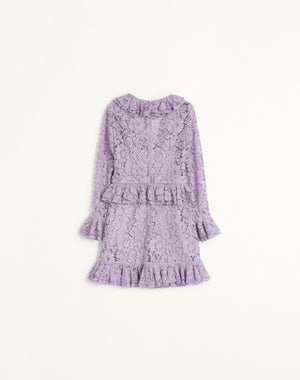 Abito Corto In Heavy Lace