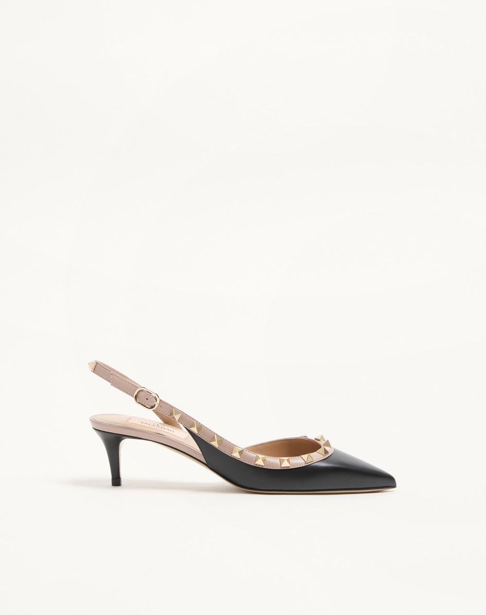 DÉCOLLETÉ SLINGBACK ROCKSTUD IN VITELLO 50MM