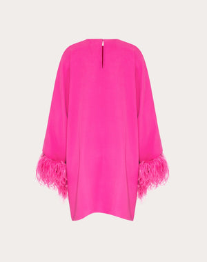 Abito In Cady Couture Ricamato 