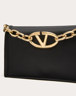 Clutch Vlogo Chain In Nappa Con Catena