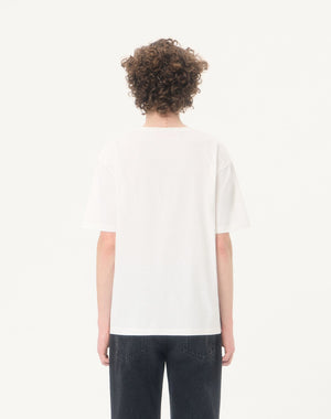 T-Shirt In Cotone Con Stampa Chez Valentino