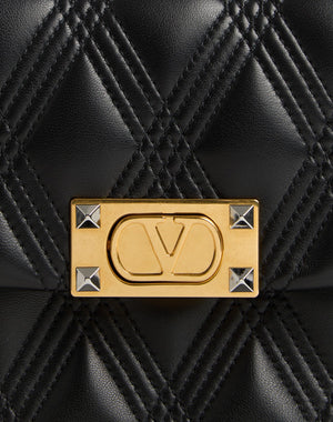 Borsa A Spalla Media Valentino Garavani Quiltie 67 In Nappa Trapuntata