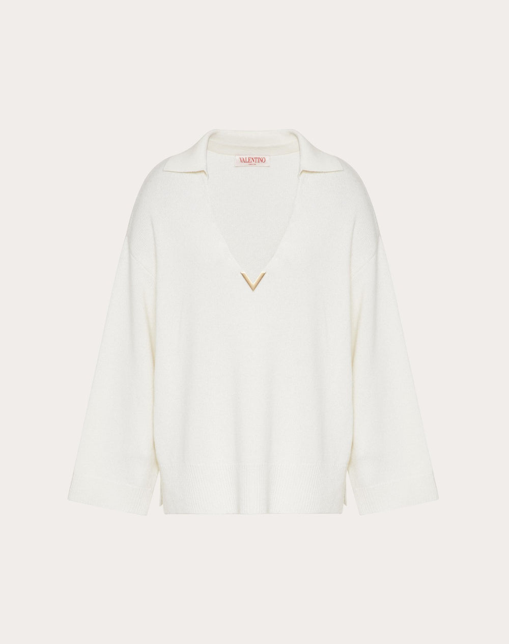 Maglione In Cashmere V Gold