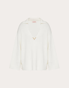 Maglione In Cashmere V Gold