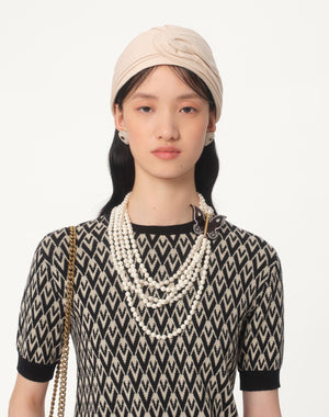 Maglia In Lana Jacquard Toute La V 