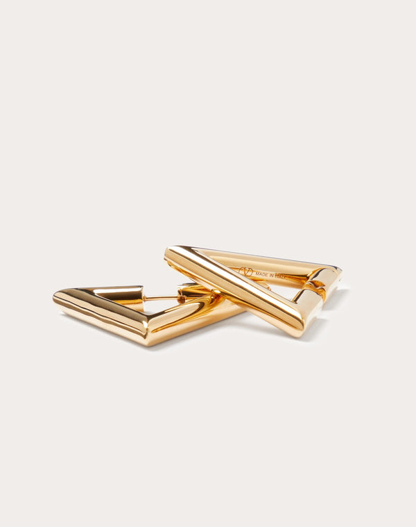 Orecchini V Detail In Metallo 