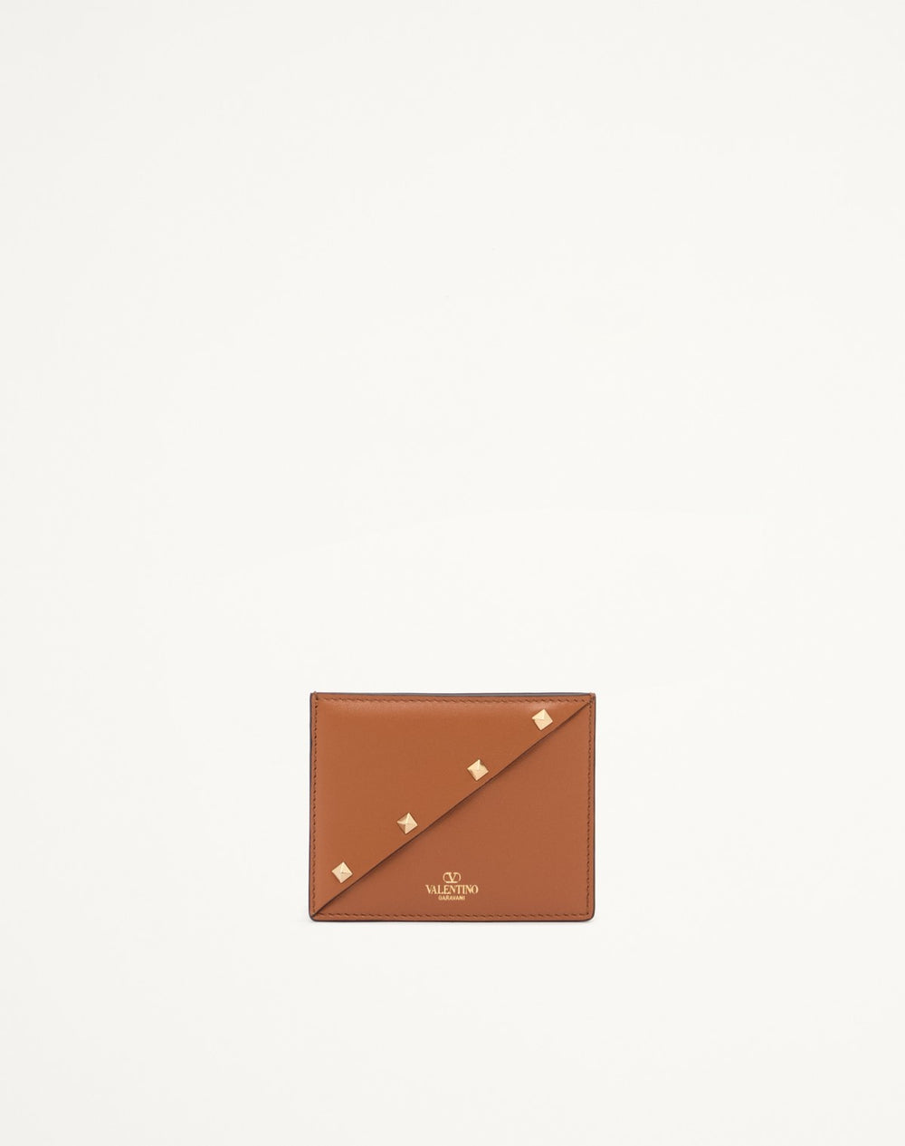PORTACARTE VALENTINO GARAVANI ROCKSTUD WISPY IN VITELLO