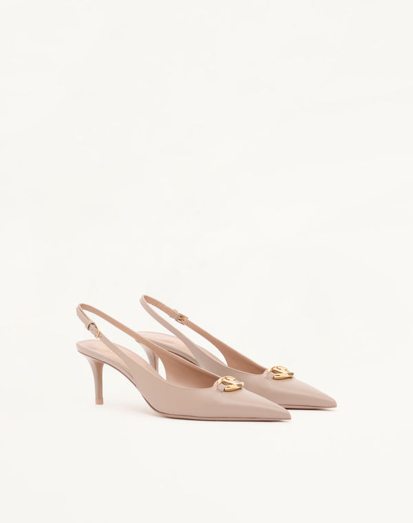 DÉCOLLETÉ SLINGBACK VLOGO THE BOLD EDITION IN VITELLO 60MM