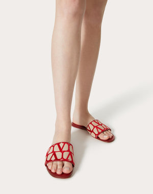 Sandalo Slide In Toile Iconographe 