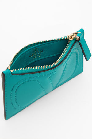 PORTACARTE CON ZIP VLOGO WALK IN NAPPA