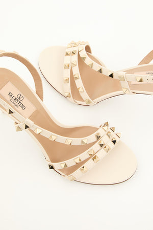 SANDALO ROCKSTUD IN VITELLO 85MM