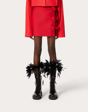 Minigonna In Crepe Couture 