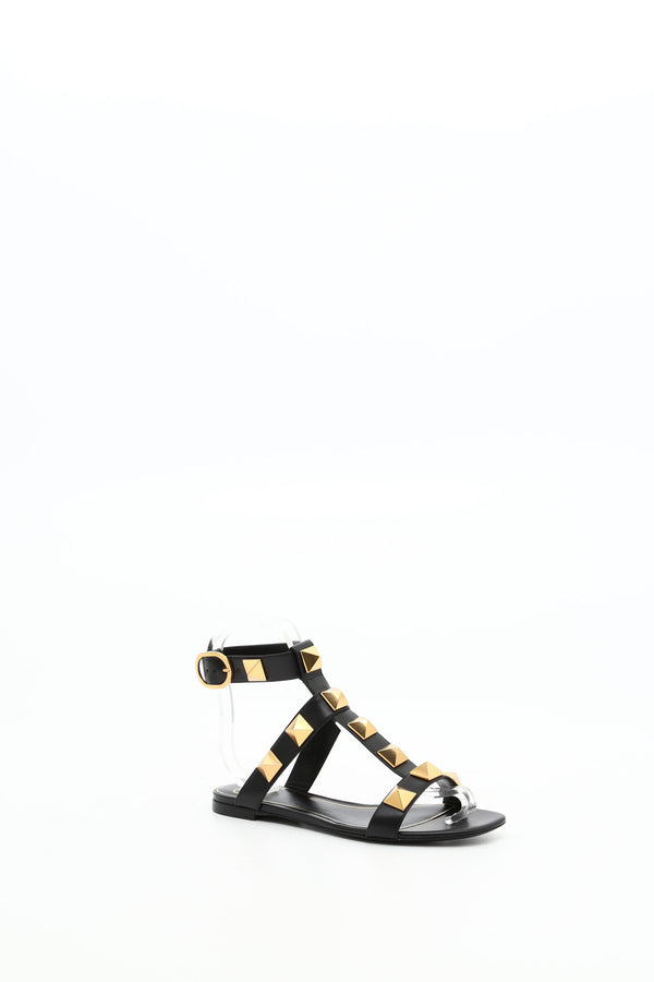 Sandalo Basso Roman Stud In Vitello