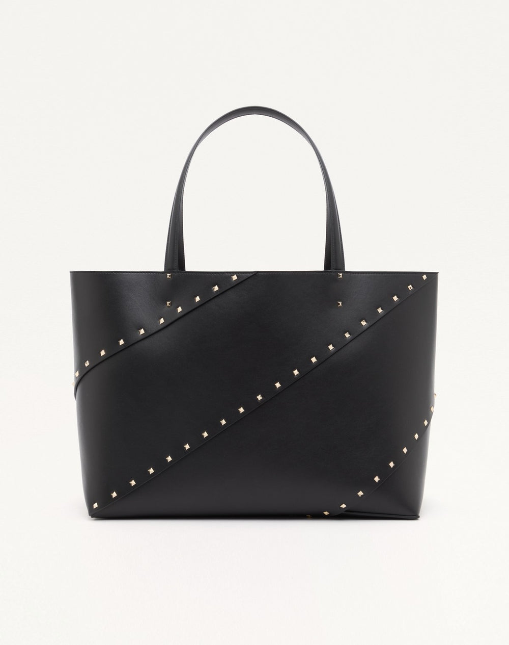 BORSA SHOPPING VALENTINO GARAVANI ROCKSTUD WISPY IN VITELLO 